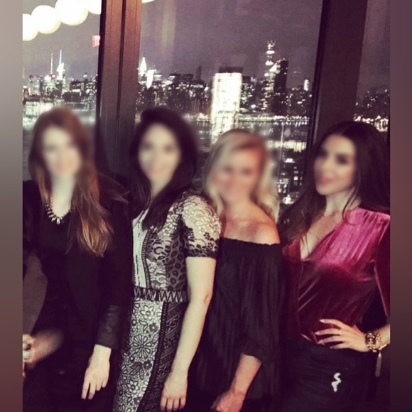 Zara Women’s Velvet Burgundy Bodysuit Blouse - Picture 3 of 6